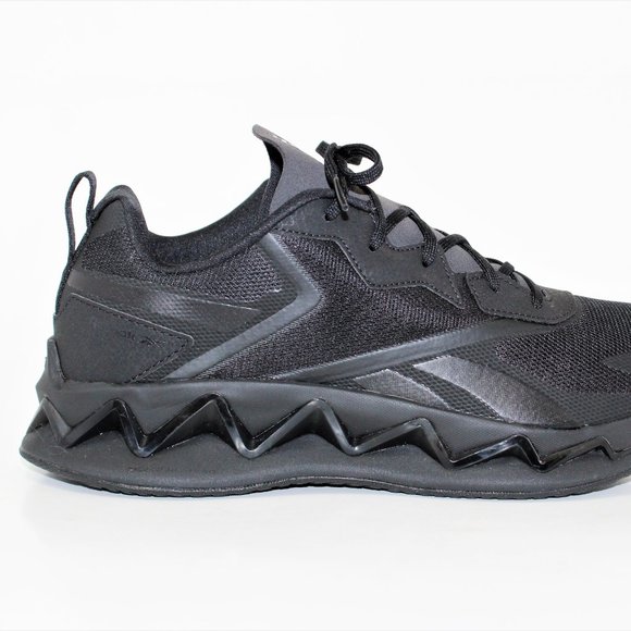 Reebok Zig Elusion Energy Running Shoe All Black Men's 12 NWT! - Picture 4 of 12